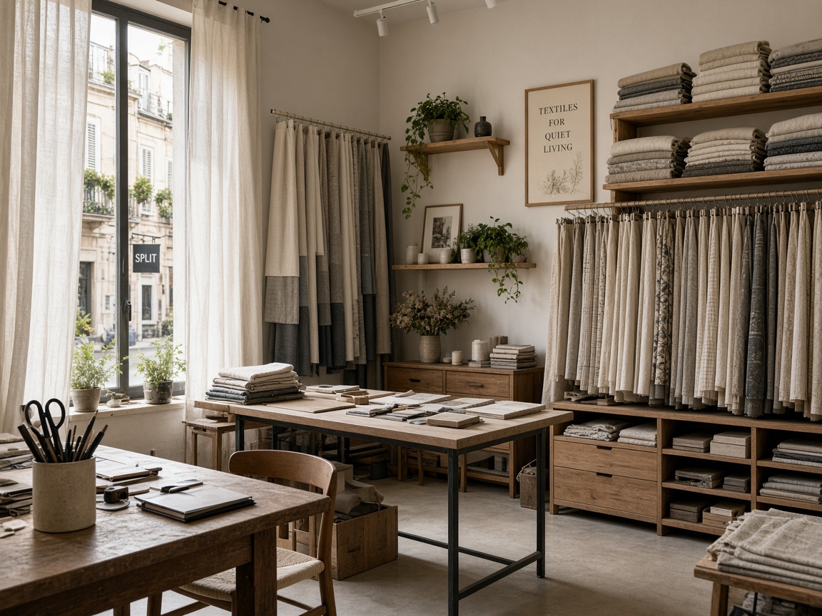About the Curtains / home textiles studio at Vivid Valley Textiles