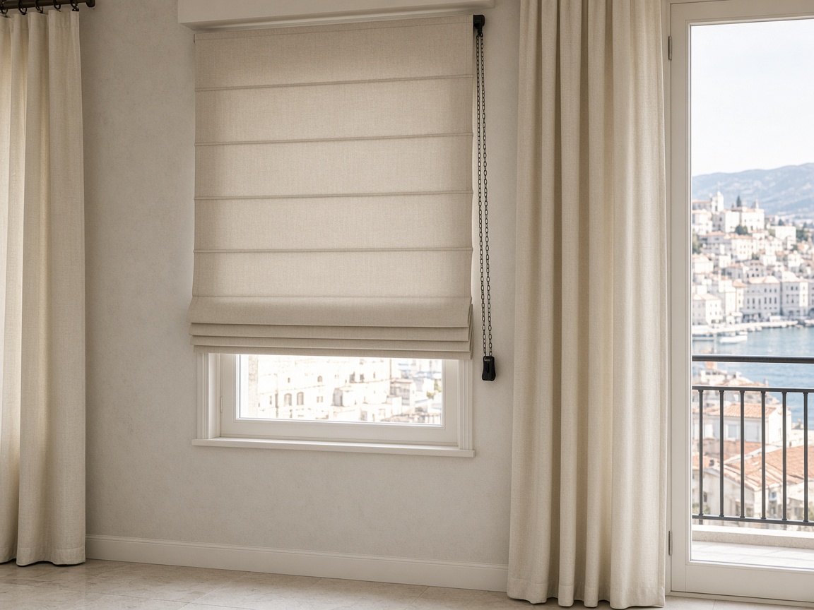 Roman blinds at Vivid Valley Textiles